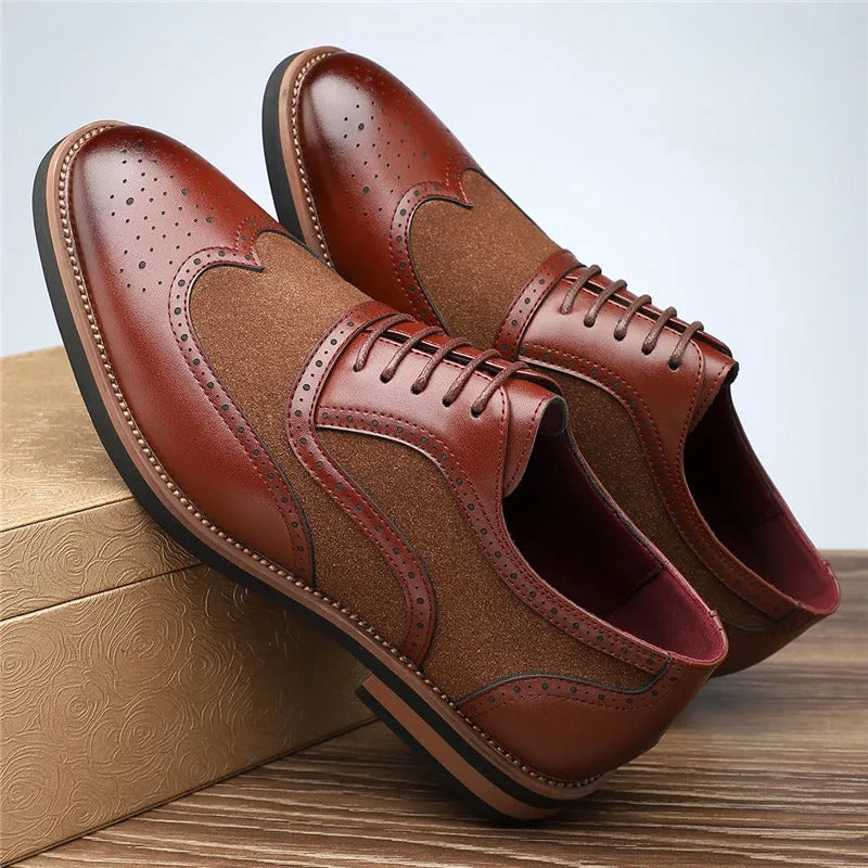 Image of Clark | Men's Wingtip Leather Dress Shoes