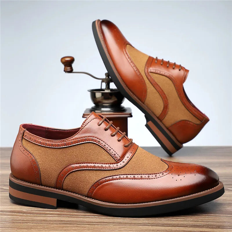 Image of Clark | Men's Wingtip Leather Dress Shoes