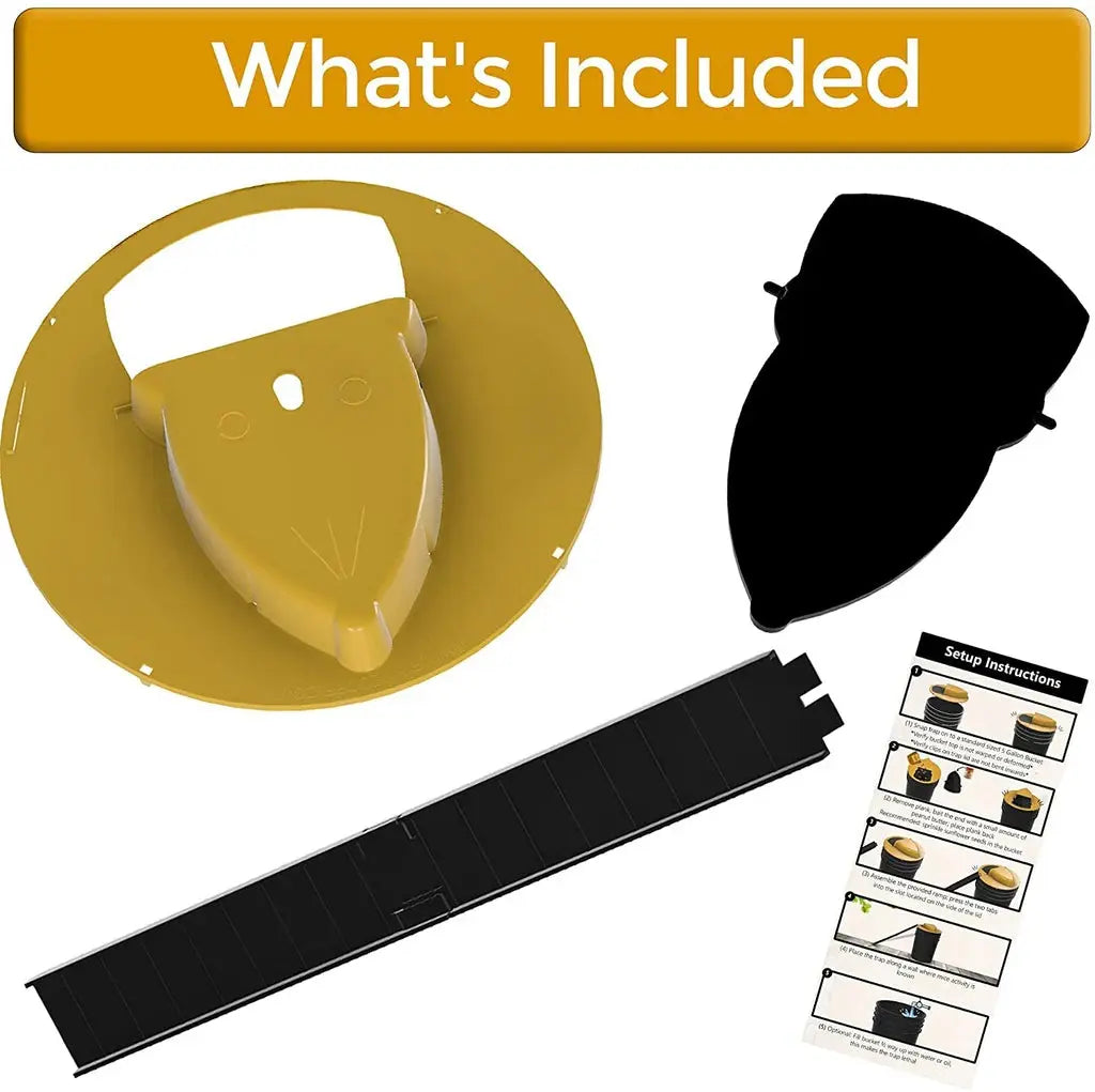 CleanCatch™ - Non-Toxic Bucket Lid Trap