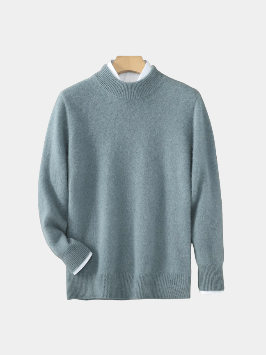 Image of Cole | Men's Mock Neck Long Sleeve Sweater