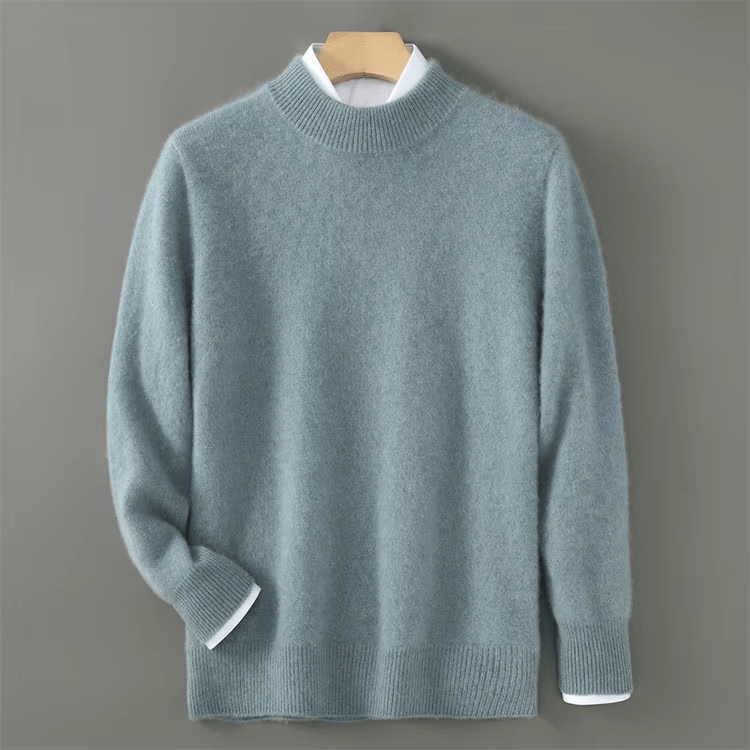 Image of Cole | Men's Mock Neck Long Sleeve Sweater