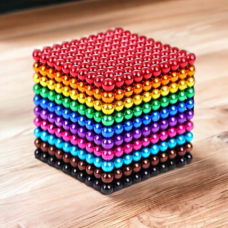 Colored Magnetic Balls in Sets