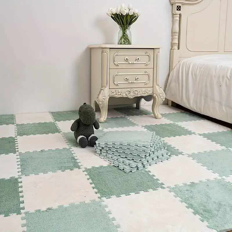 Comfortable and Cute Puzzle Mat (Set of 10 Squares)