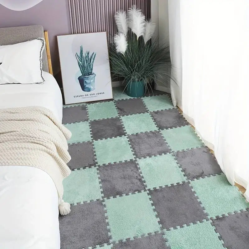 Comfortable and Cute Puzzle Mat (Set of 10 Squares)