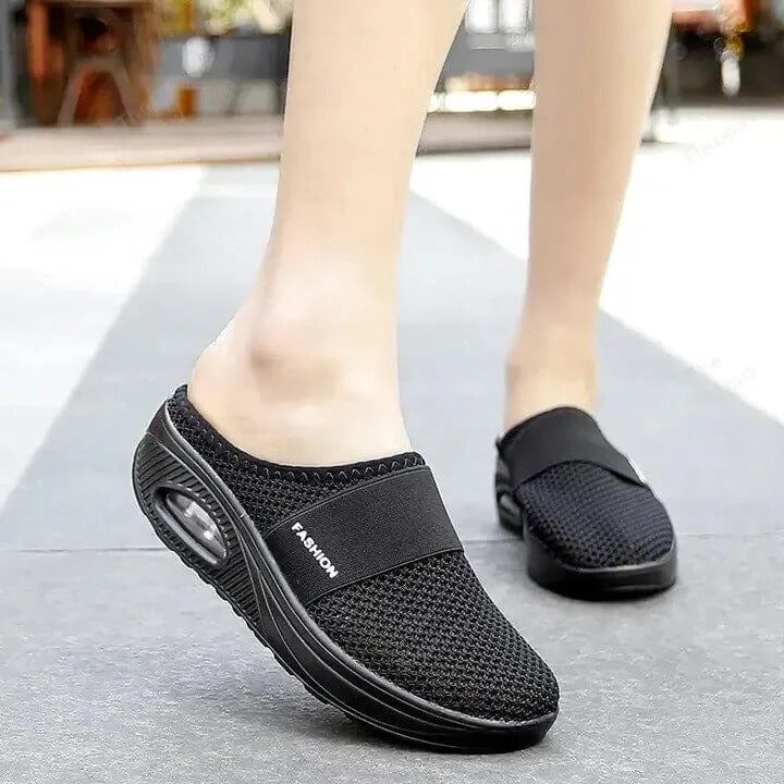 Comfortable Orthopedic Slippers with Contoured Cushioned Footbed