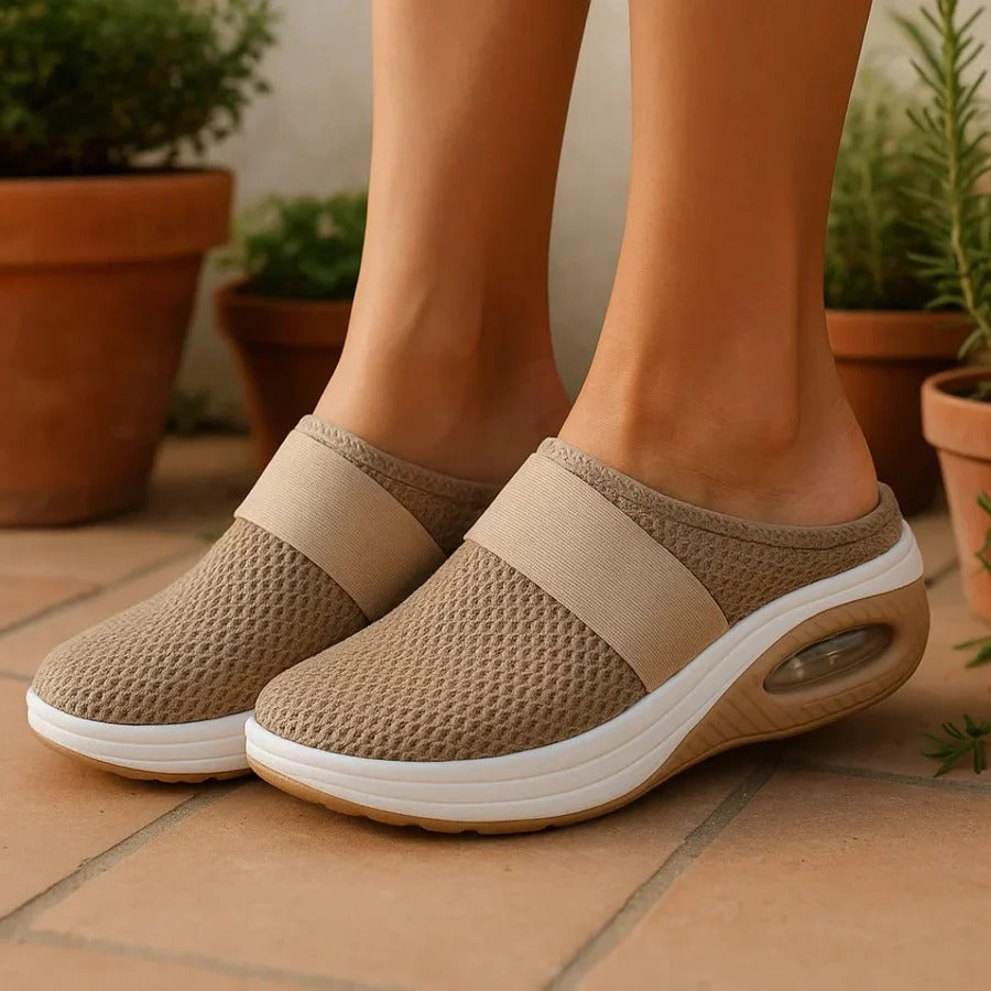 Comfortable Orthopedic Slippers with Contoured Cushioned Footbed