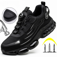 Wearclo | Men's Padded Safety Work Shoes