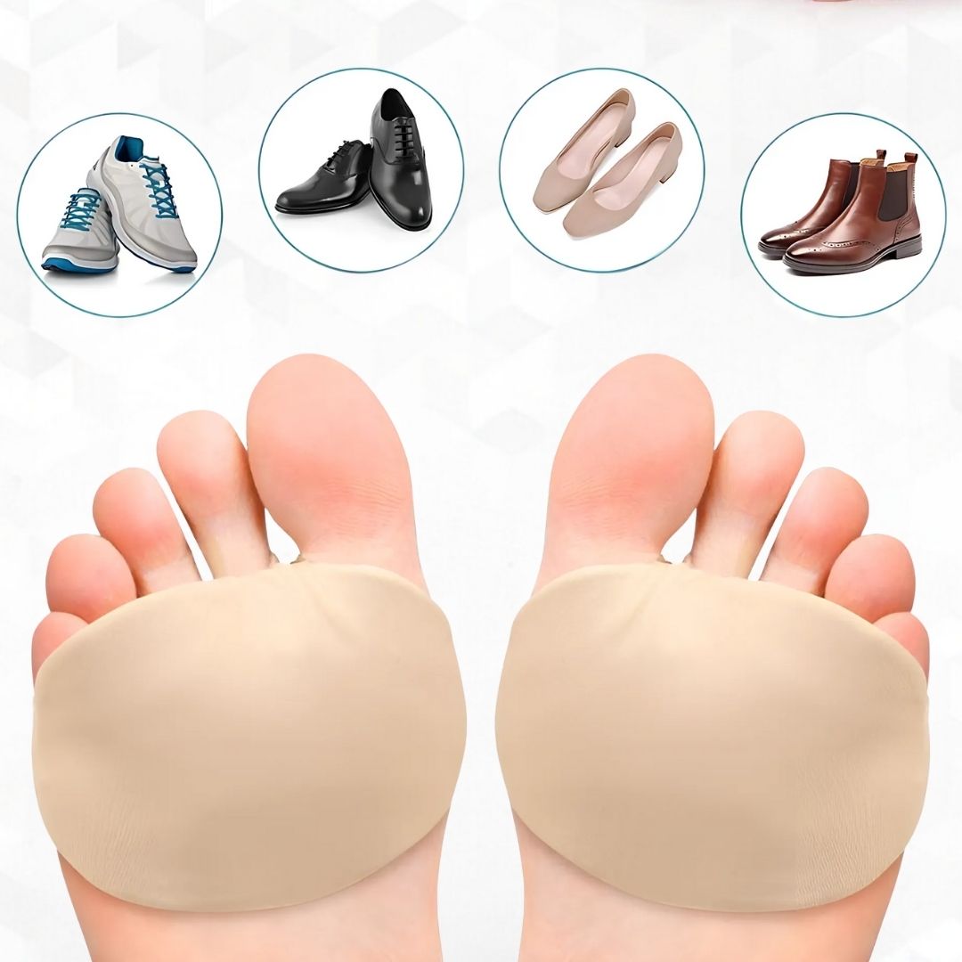 ComfortStep Morton’s Neuroma and Metatarsalgia Relief Pads | Gel Cushion and Metatarsal Support | Foot Pain Relief for Everyday Comfort Wearclo