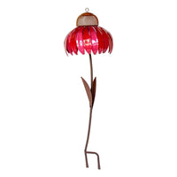 Echinacea Flower Garden Bird Feeder Stake
