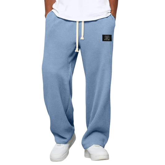 Image of Cornelius | Men's Drawstring Wide Leg Lounge Pants