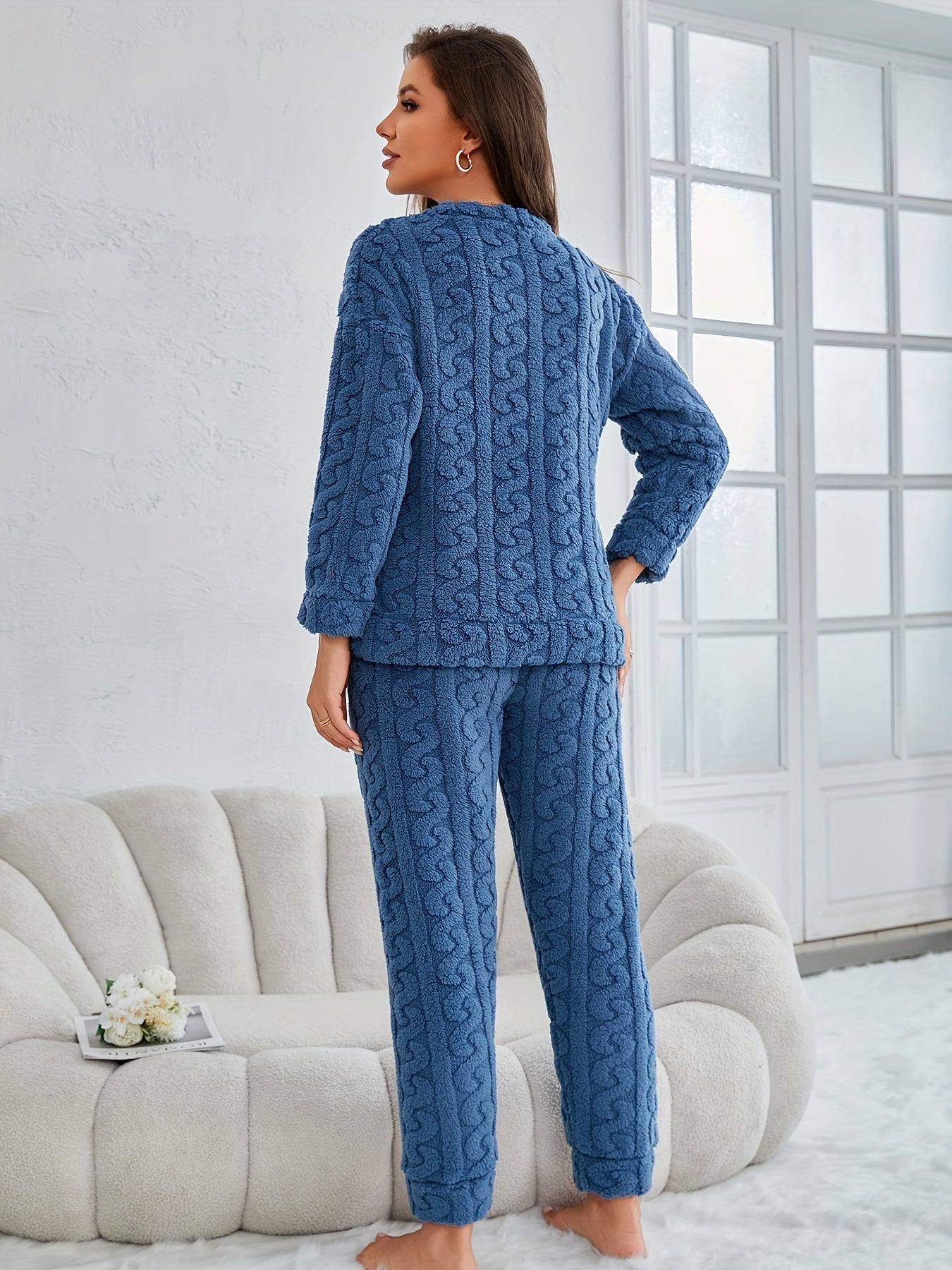 Cozy Winter Pajama with Long Sleeves for Women