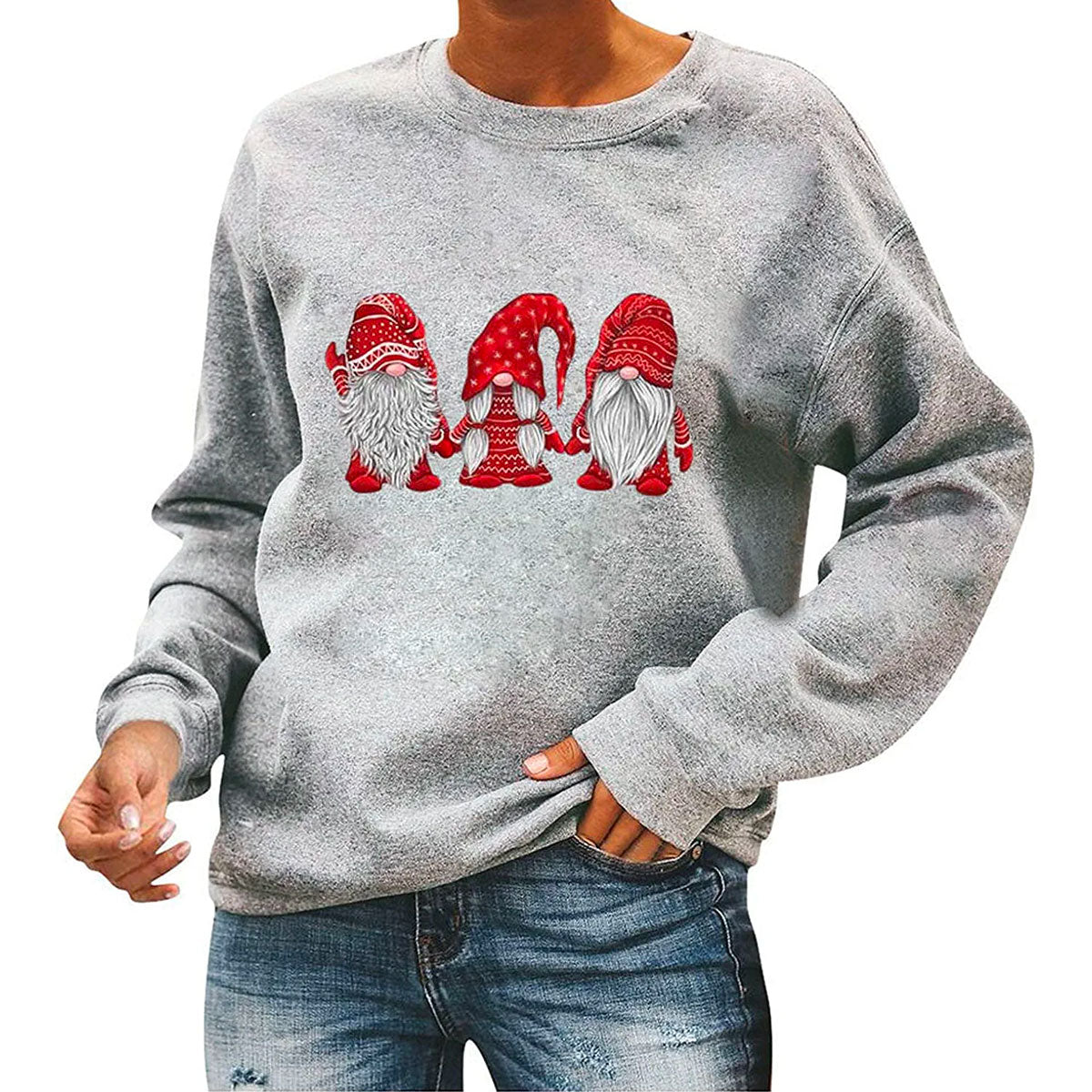 Cute Santa Graphic Sweater