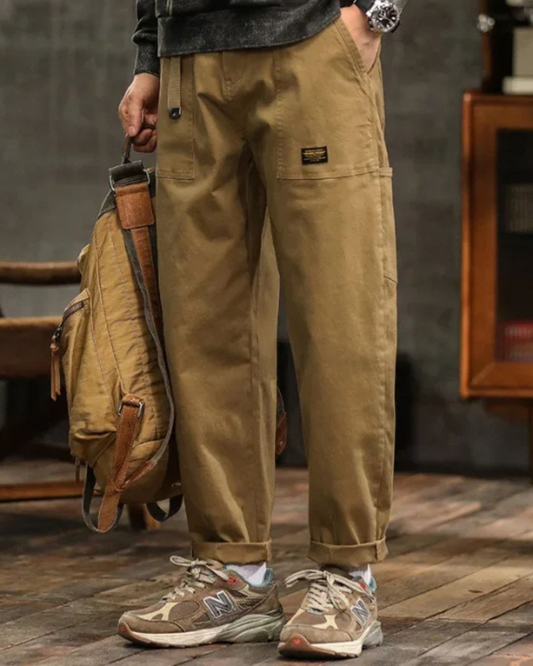 Image of Dallas | Men's Loose Fit Cuffed Cargo Pants
