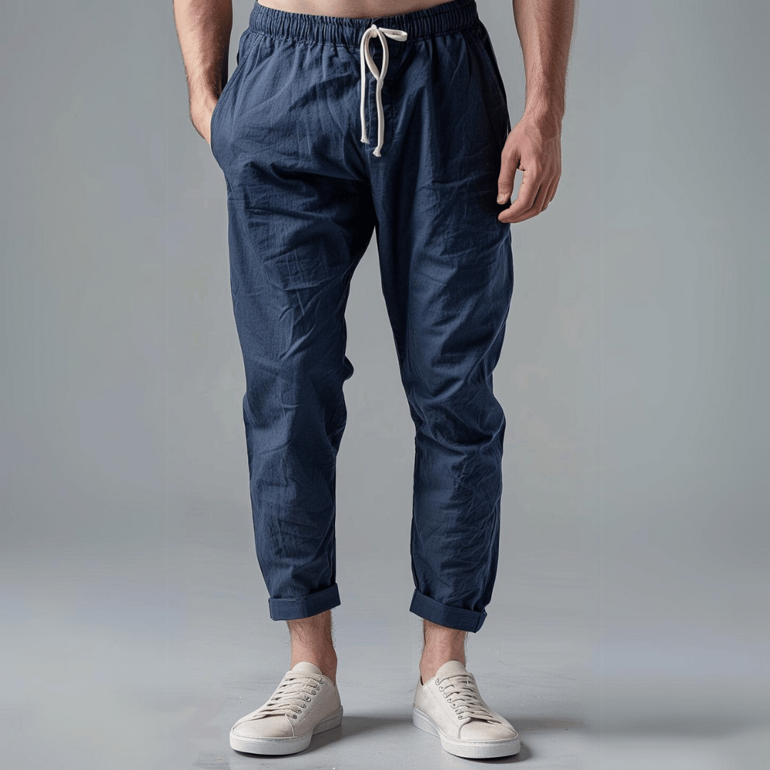 Image of Darrell | Men's Drawstring Cropped Pants