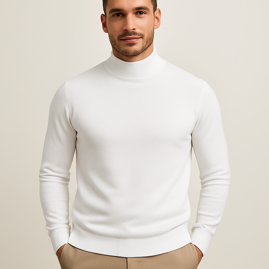 Image of David | Men's Slim Fit Turtleneck Sweater