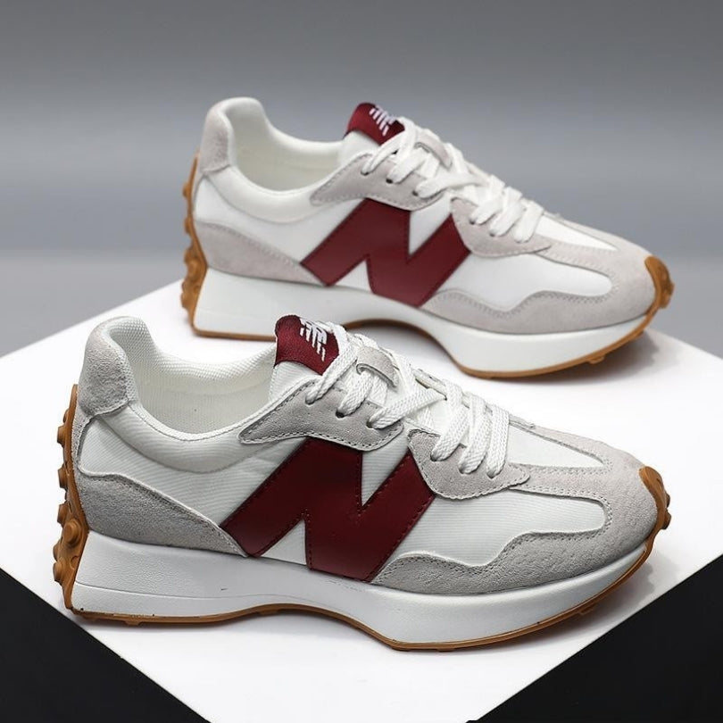 Denis – Lace-Up Sneakers, Pointed Toe and Non-Slip Sole