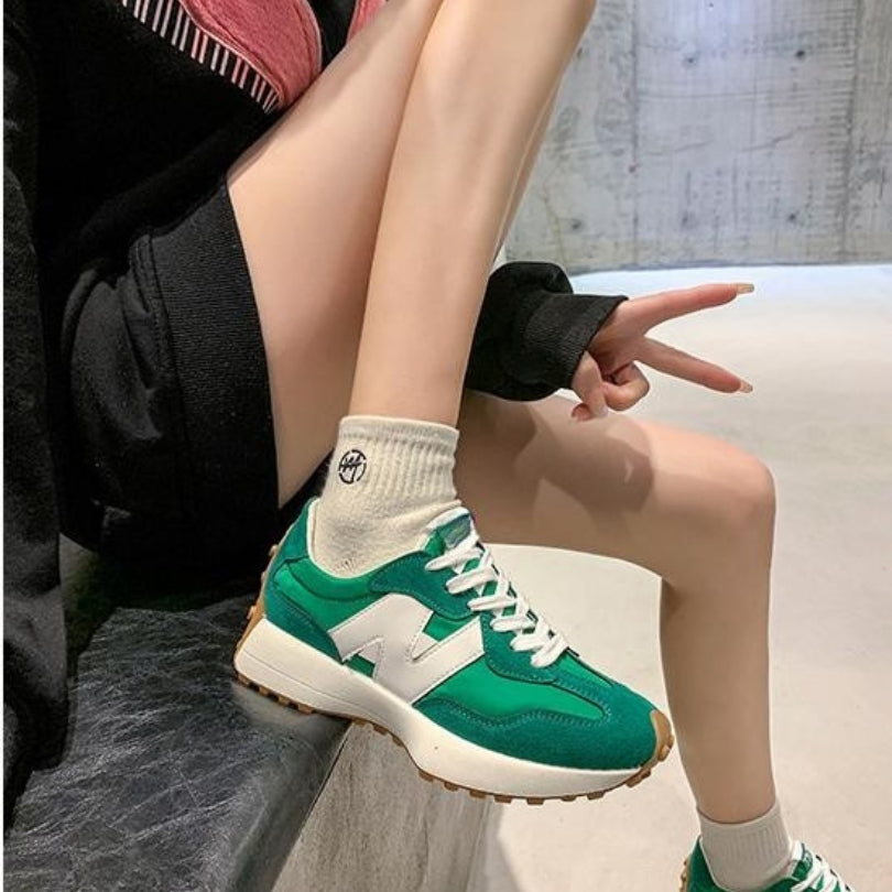 Denis – Lace-Up Sneakers, Pointed Toe and Non-Slip Sole