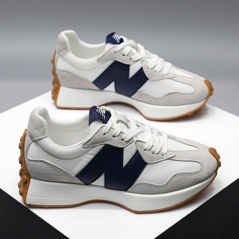 Denis – Lace-Up Sneakers, Pointed Toe and Non-Slip Sole