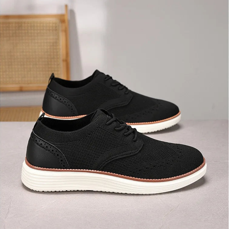 Image of Derrick | Men's Lace-Up Dress Sneakers