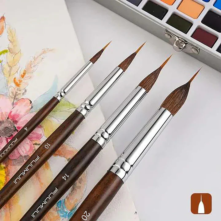 DetailEase™ – Precision Detail Brush with Dual Fibers