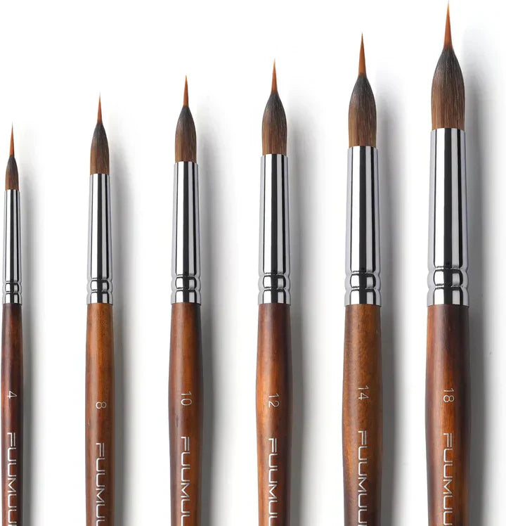 DetailEase™ – Precision Detail Brush with Dual Fibers