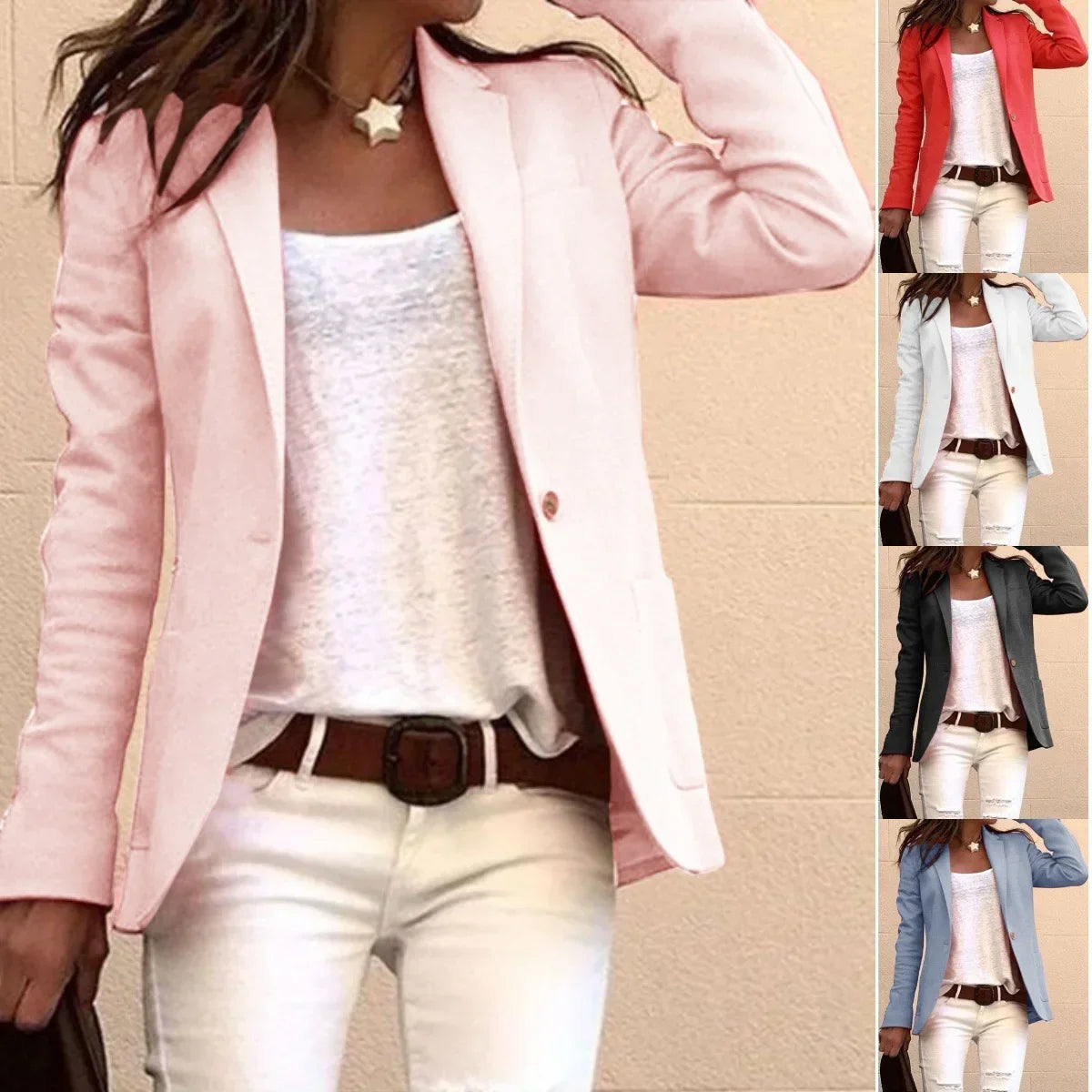 Image of Devon | Women's Single Button Casual Blazer
