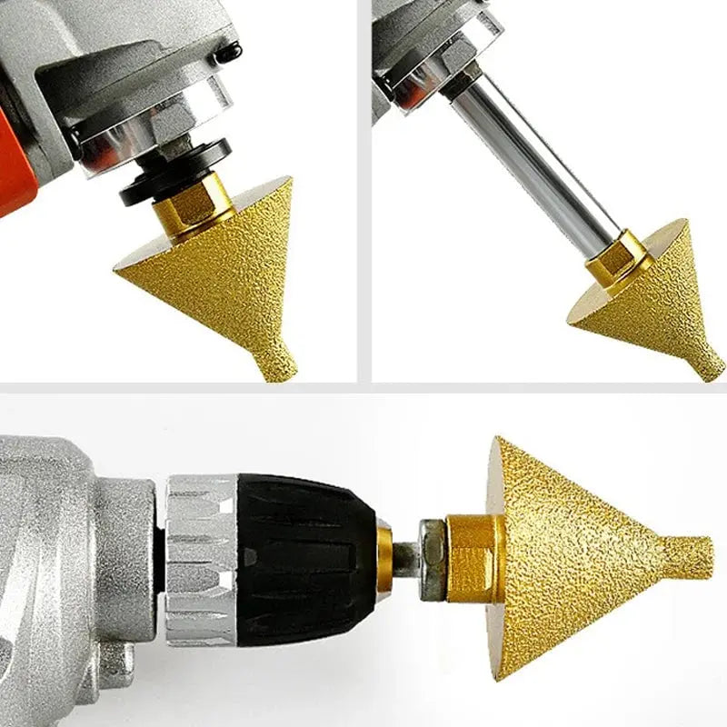 Diamond Chamfer Cutter – precise edge cutting without the addition of water (38mm and 50mm)