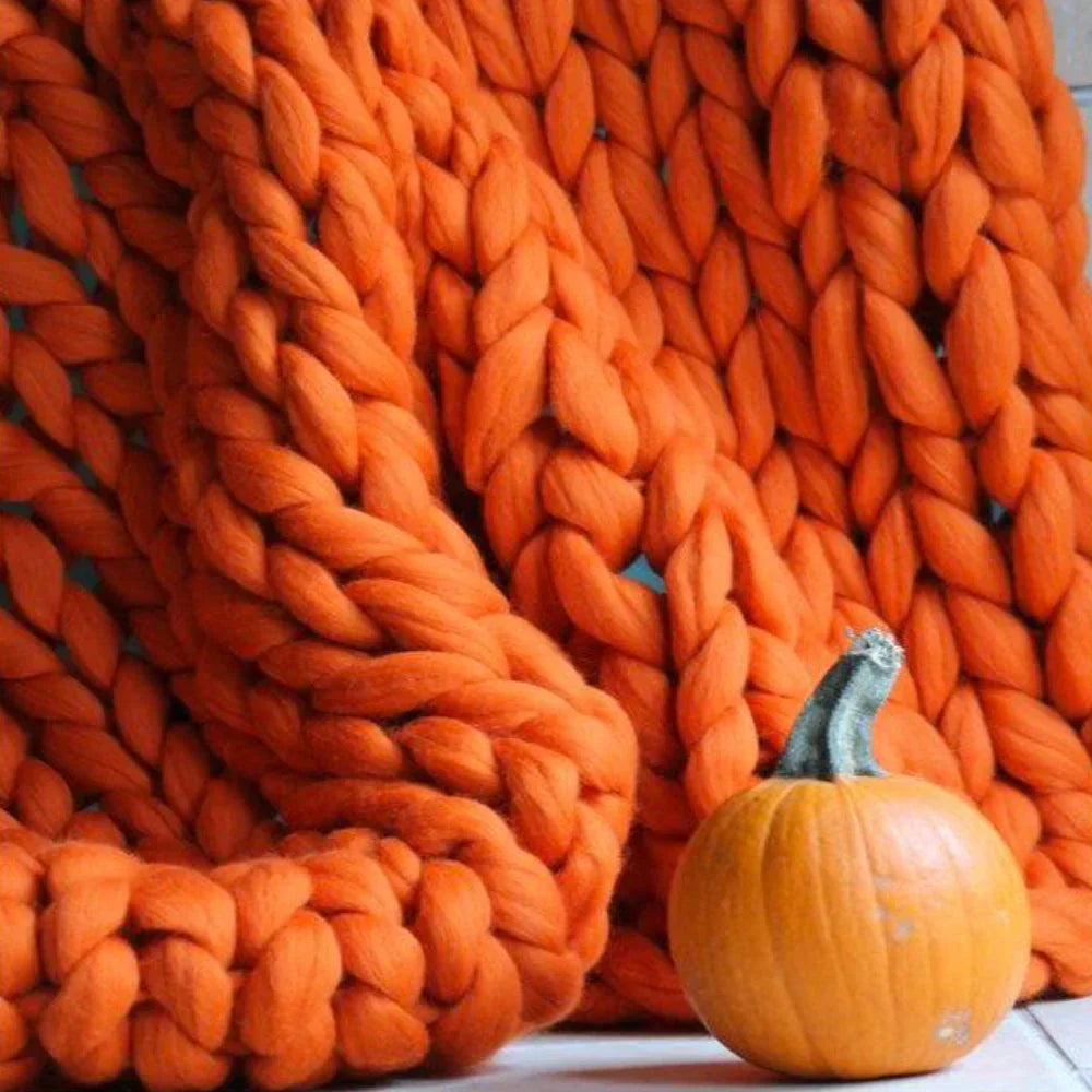 DIY Chunky XL 1000 Gram Wool Yarn for Soft Blankets - LuxeWool