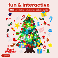Toddler's Holiday Decorating Felt Tree Kit