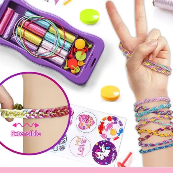 DIY Hand Rope Weaving Set – Creative Craft Set for Kids