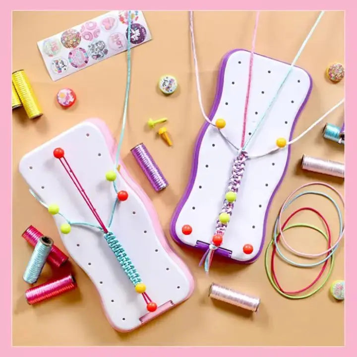 DIY Hand Rope Weaving Set – Creative Craft Set for Kids