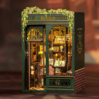 DIY Miniature Owl Bookstore – 3D Wood Kit with Lighting for Creative Decoration