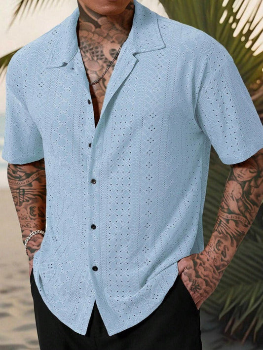 Image of Dominic | Men's Button-Down Casual Shirt