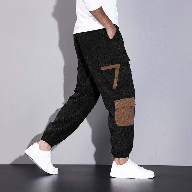 Image of Donovan | Men's Drawstring Waist Jogger Cargo Pants