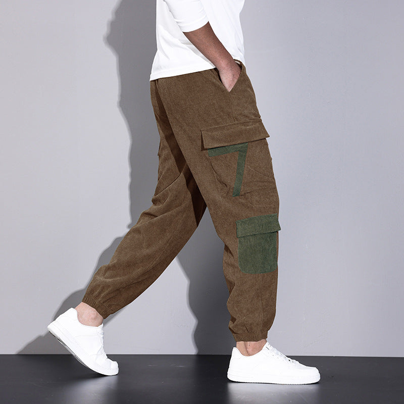 Image of Donovan | Men's Drawstring Waist Jogger Cargo Pants