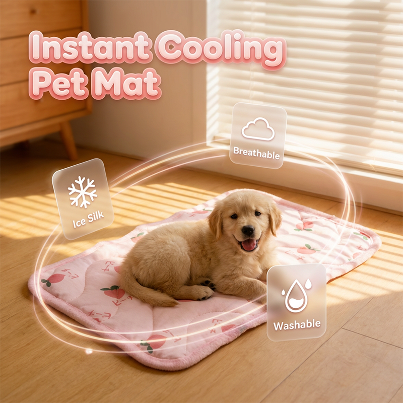 Double-Sided Pet Cooling Mat for Dogs & Cats