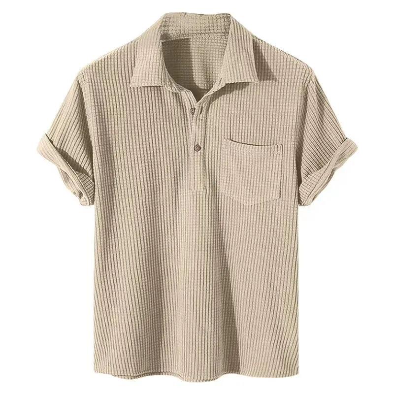 Image of Douglas | Men's Short Sleeve Camp Collar Shirt