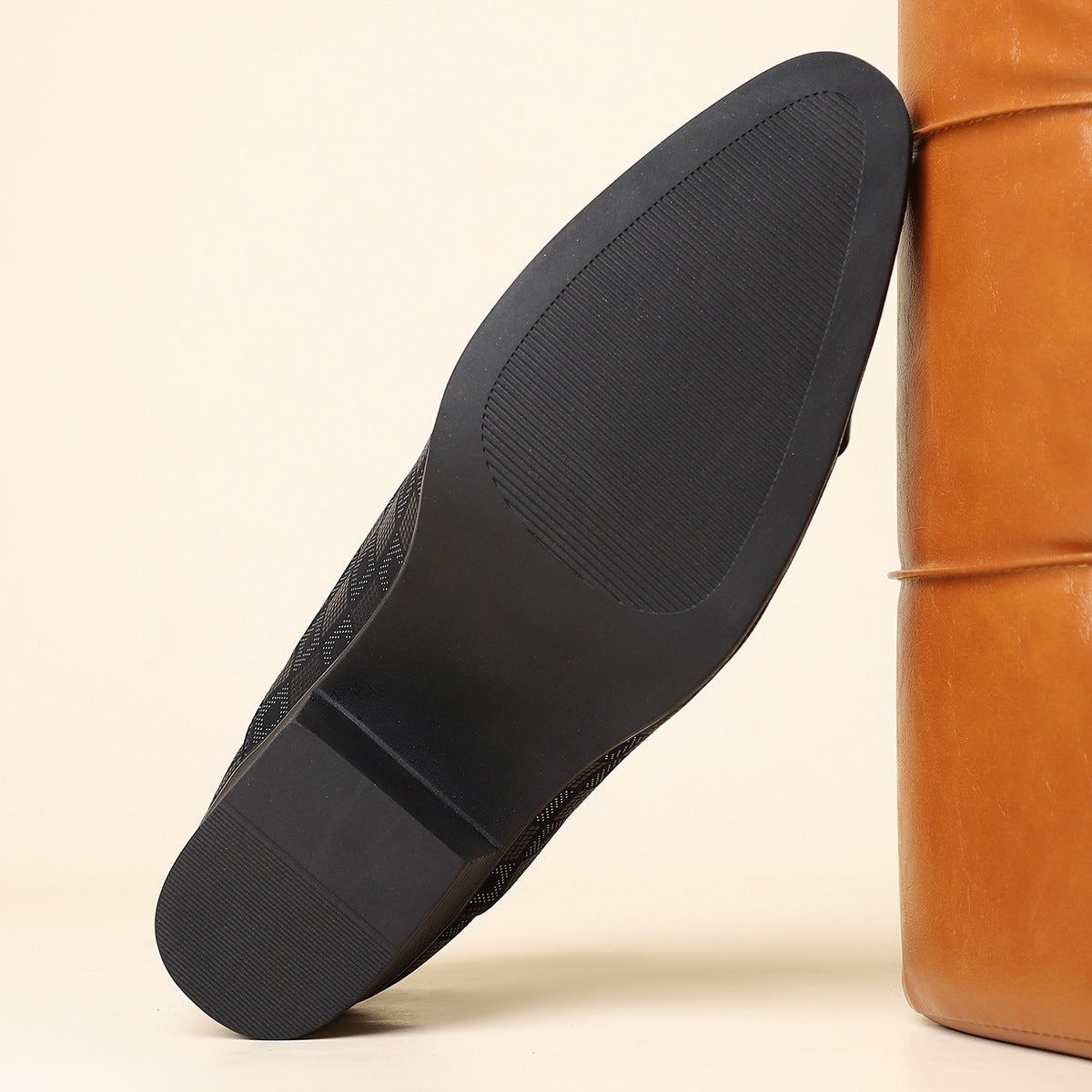 Image of Drake | Men's Lace-Up Block Heel Dress Shoes