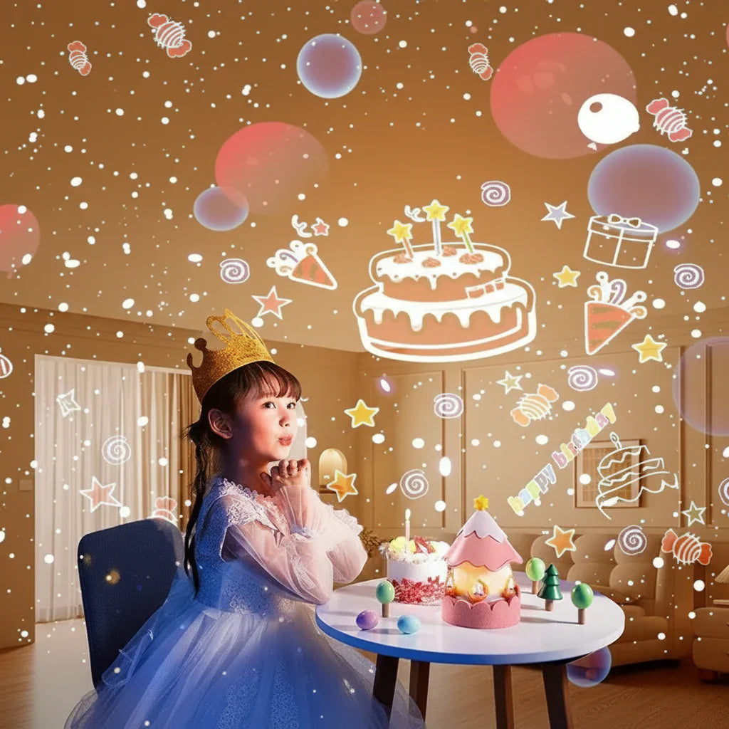 Dreamlix – Musical Star Projector with 12 Enchanting Themes