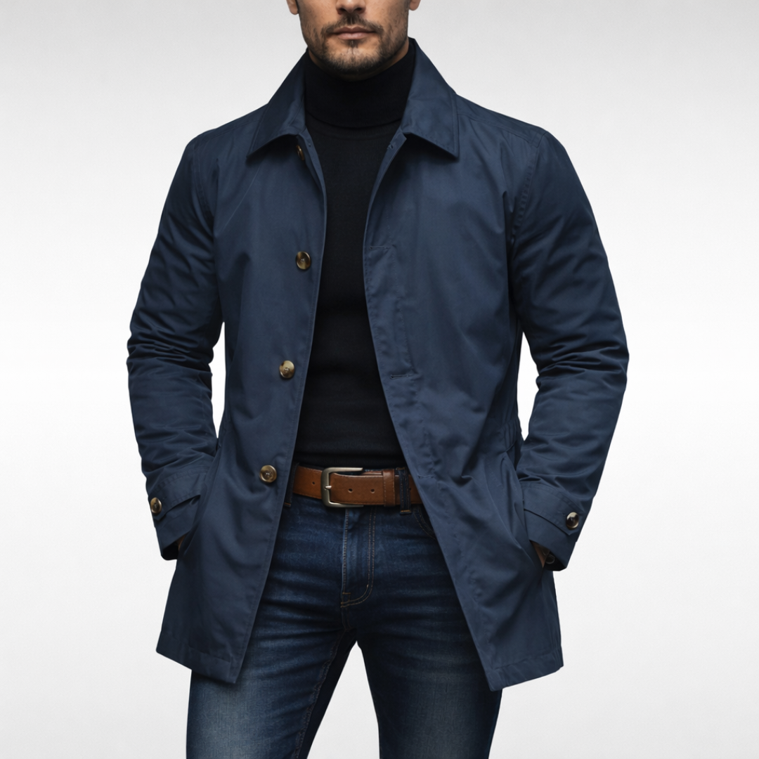 Image of Earl | Men's Mid Length Car Coat
