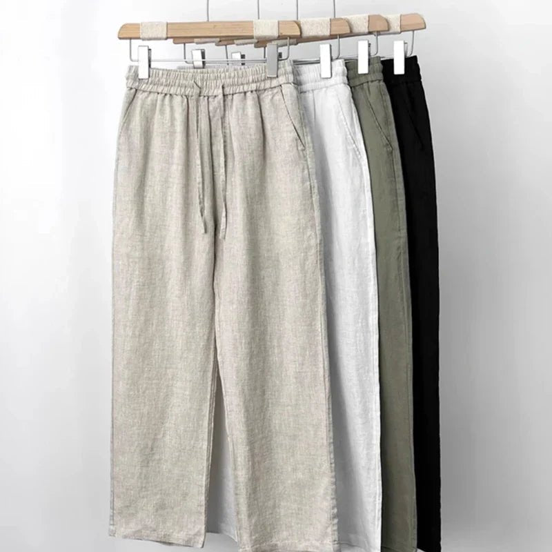Image of Edmund | Men's Drawstring Wide Leg Pants