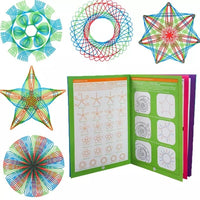 Educational Spirograph Drawing Tool Ultra Deluxe Kit - The Classic is Back!