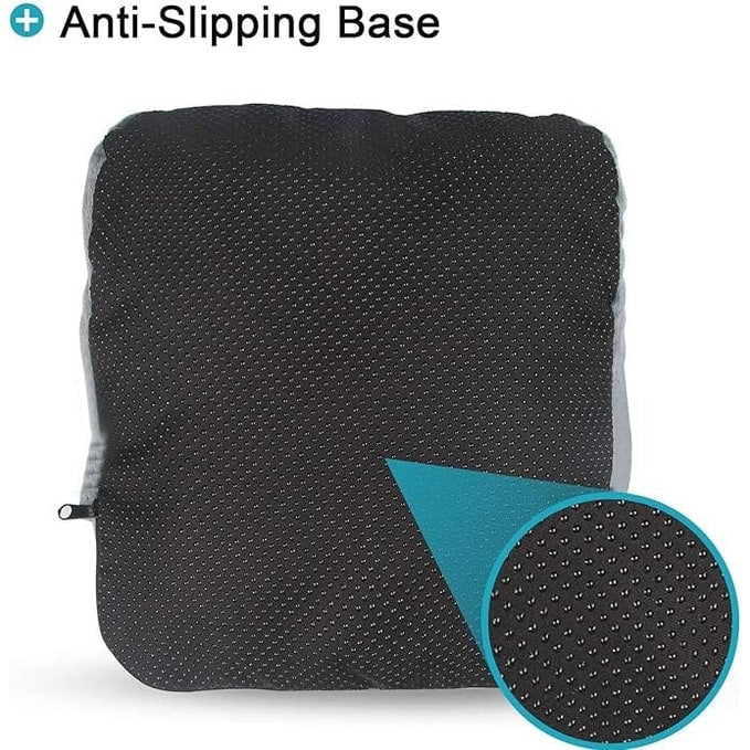 Electric Heated Foot Warmer and Shiatsu Massager with Vibration Massage Pouch