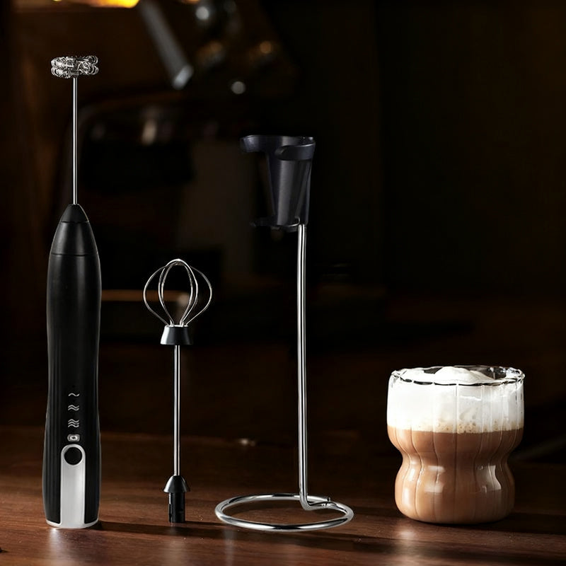 Electric Milk Frother and Accessories