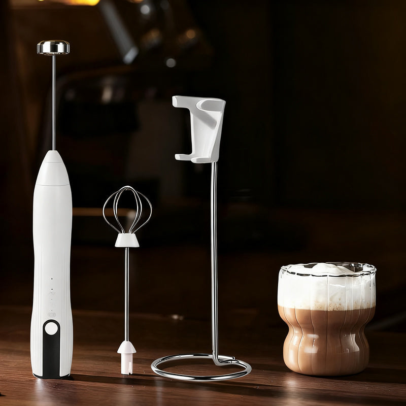 Electric Milk Frother and Accessories
