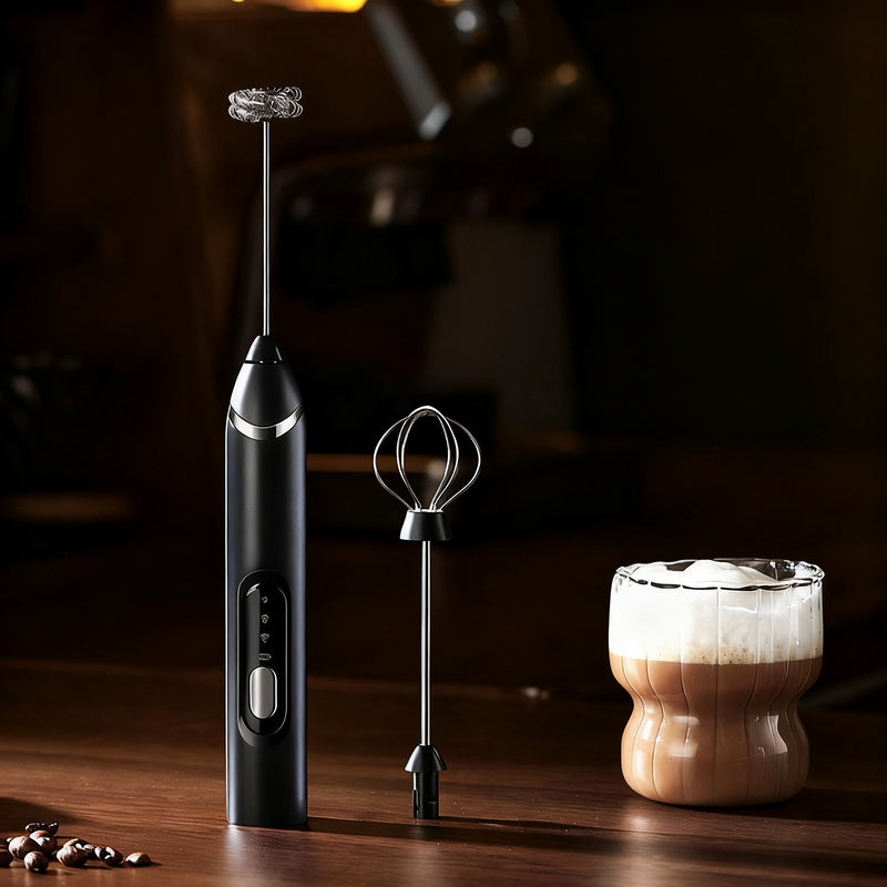 Electric Milk Frother and Accessories