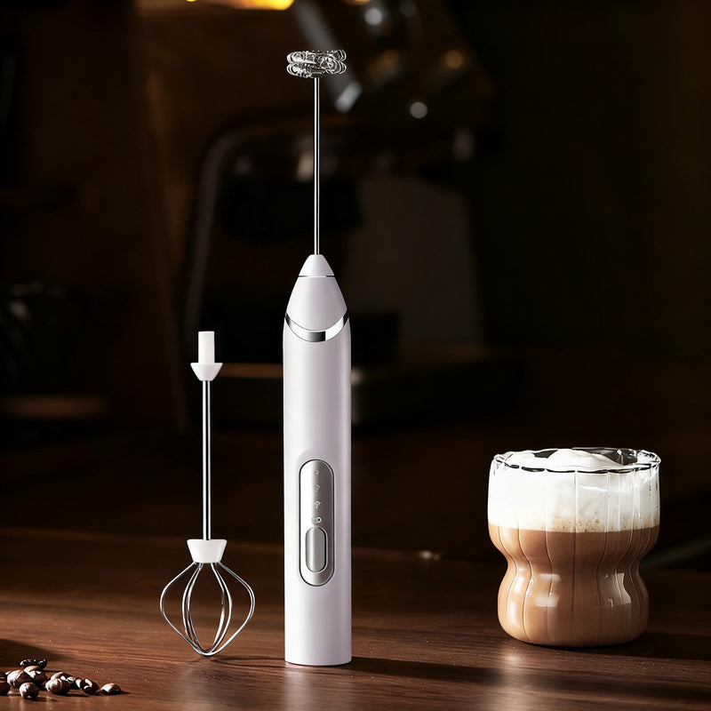Electric Milk Frother and Accessories