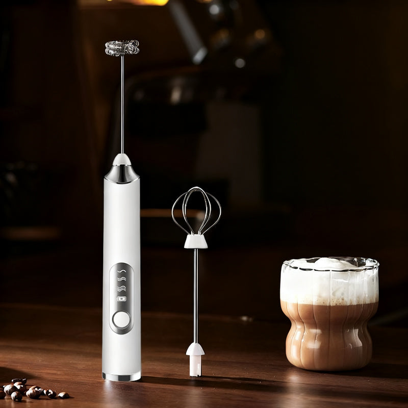 Electric Milk Frother and Accessories