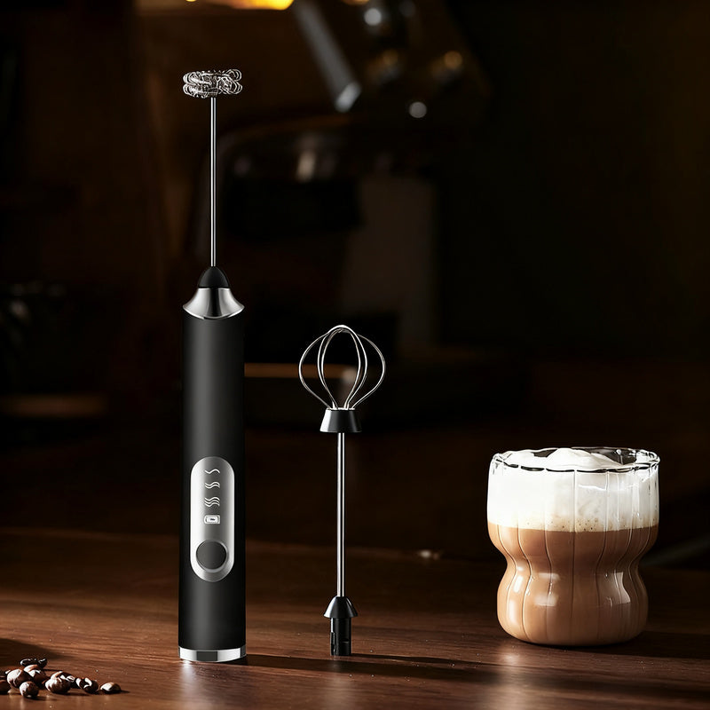 Electric Milk Frother and Accessories