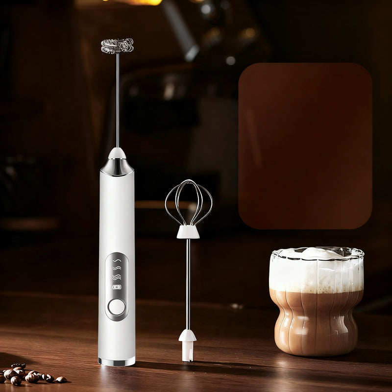 Electric Milk Frother and Accessories